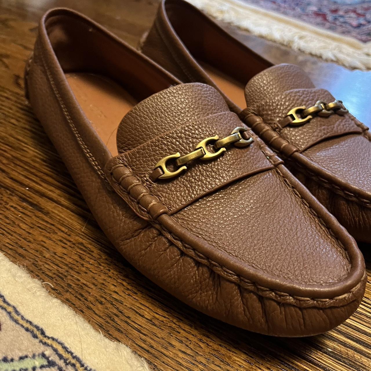 Coach loafers brown coachloafers brownloafers... Depop
