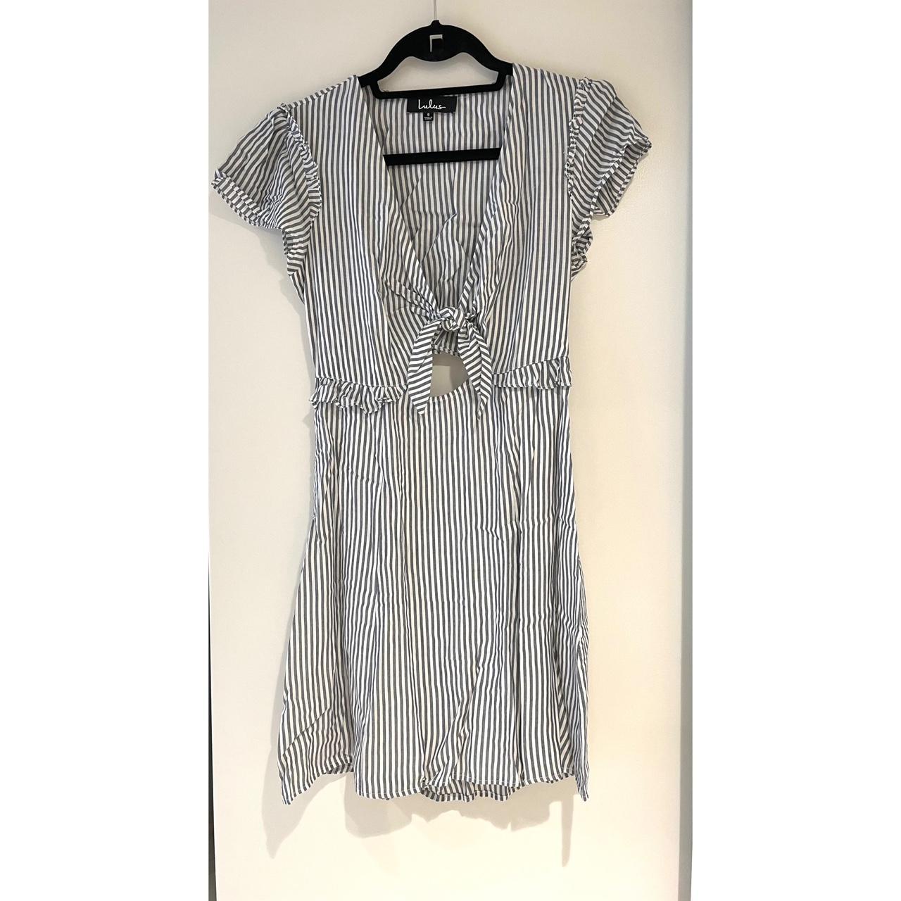 Lulu’s Seaport Navy Blue and White Striped