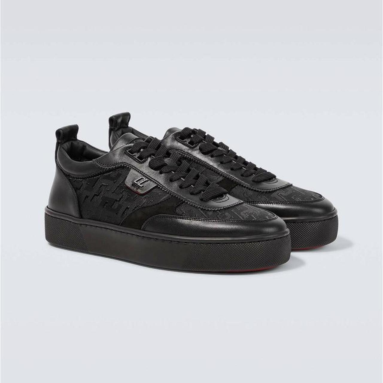 Christian Louboutin Happyrui leather-trimmed | Depop