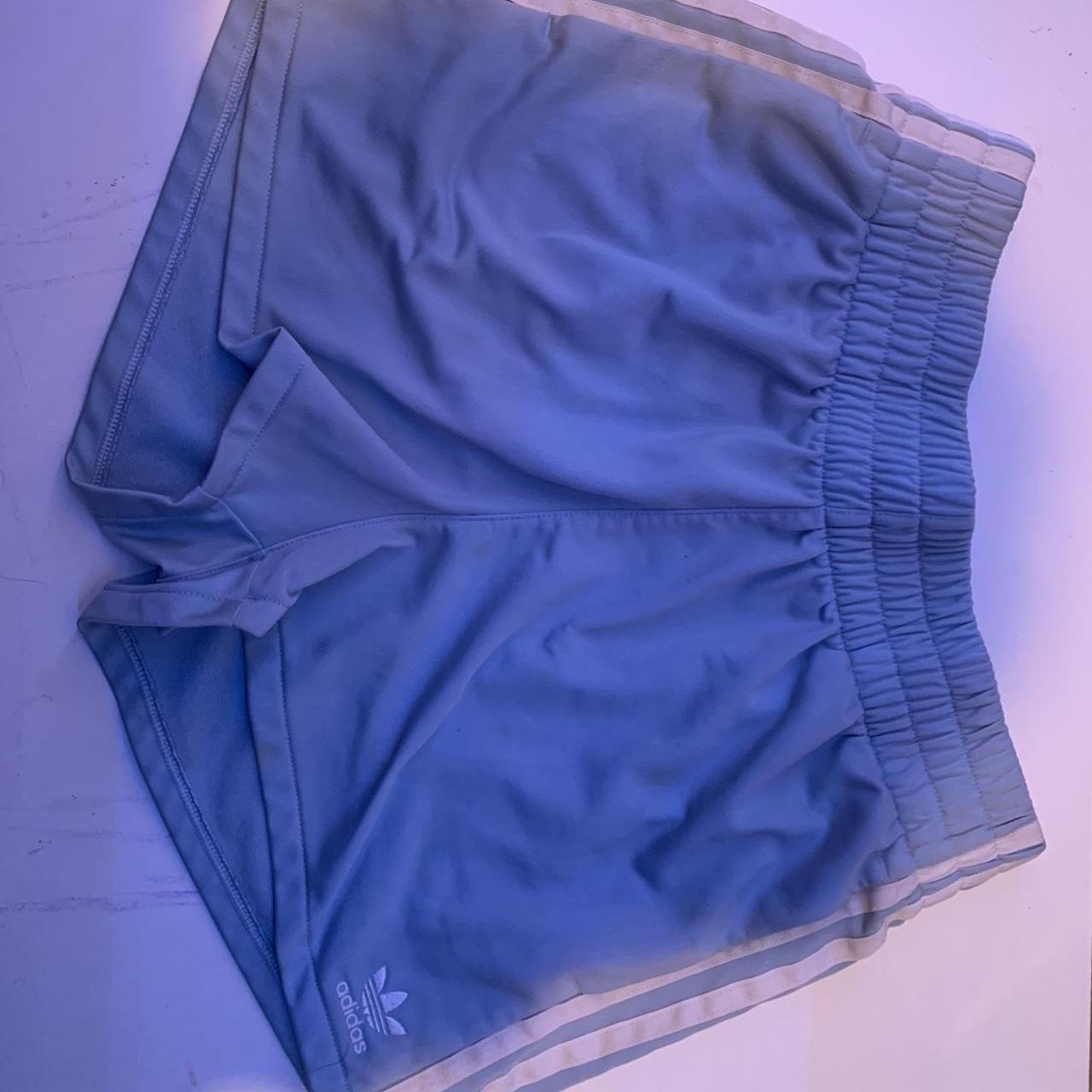 Adidas Originals Women's Blue Shorts Depop