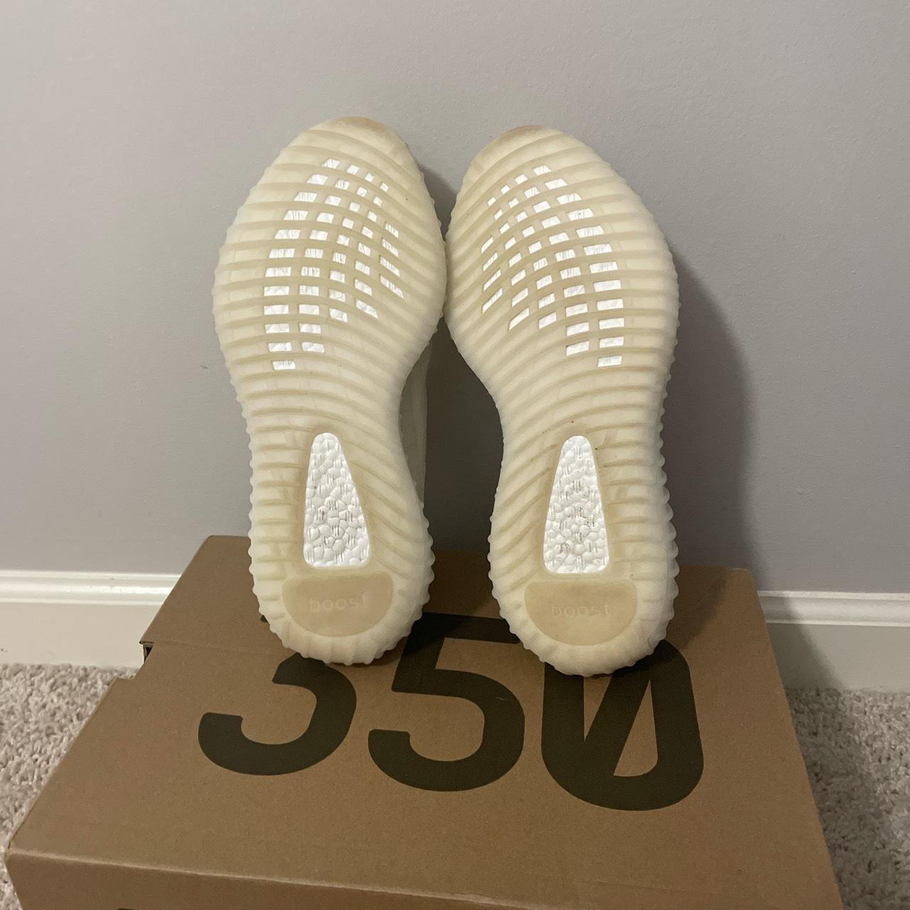 Yeezy 350 white bone Size 7 From thrift Send... - Depop