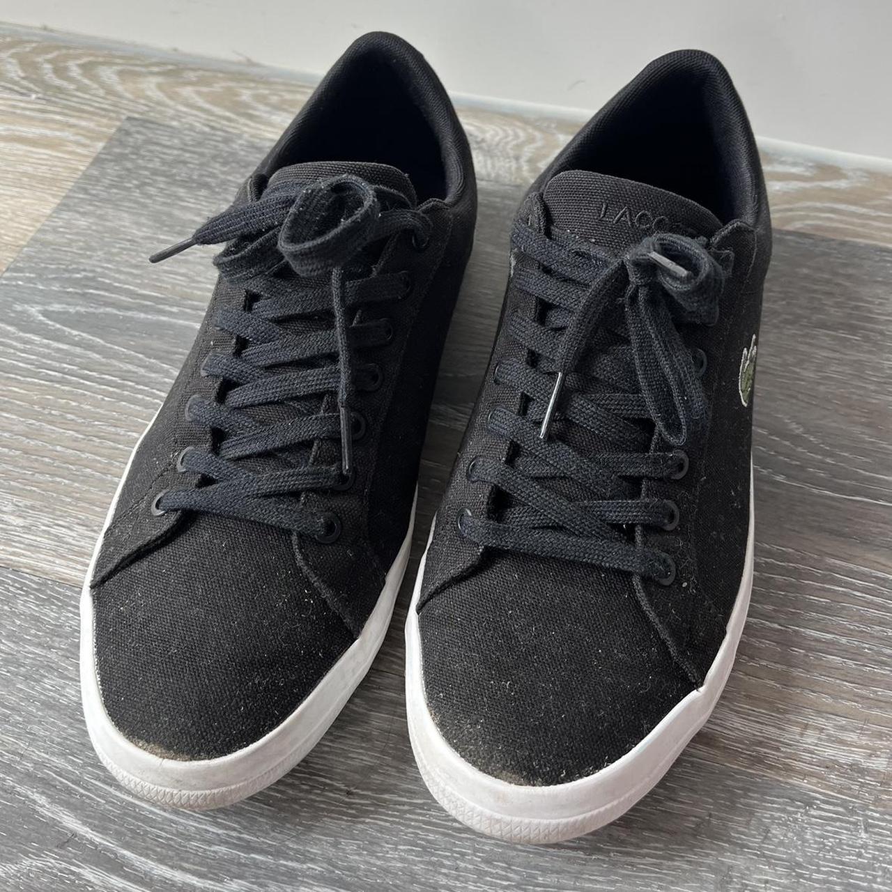 Men’s Black Lacoste Shoes -Brand: Lacoste -... - Depop