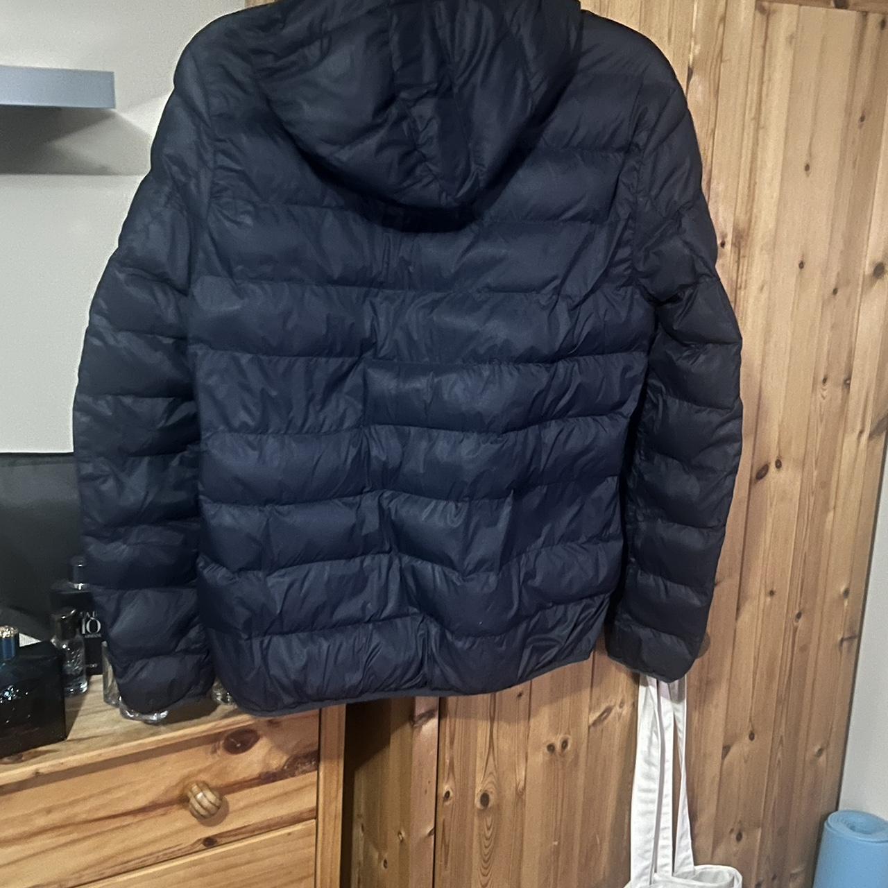 Lyle and Scott lightweight puffer coat navy Well... - Depop