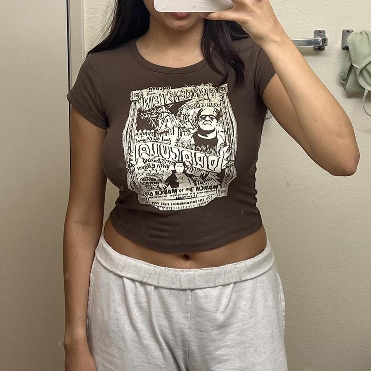 almost new Frankenstein brandy shirt!! I bought it... Depop