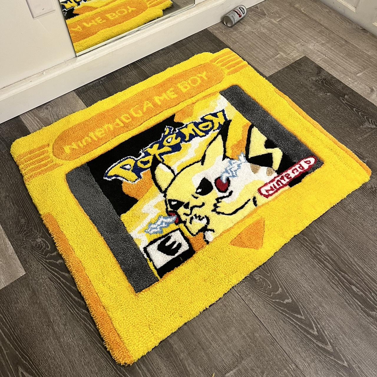 Random: Custom-Made Pokémon Yellow Game Boy Rug Looks Comfy As Heck