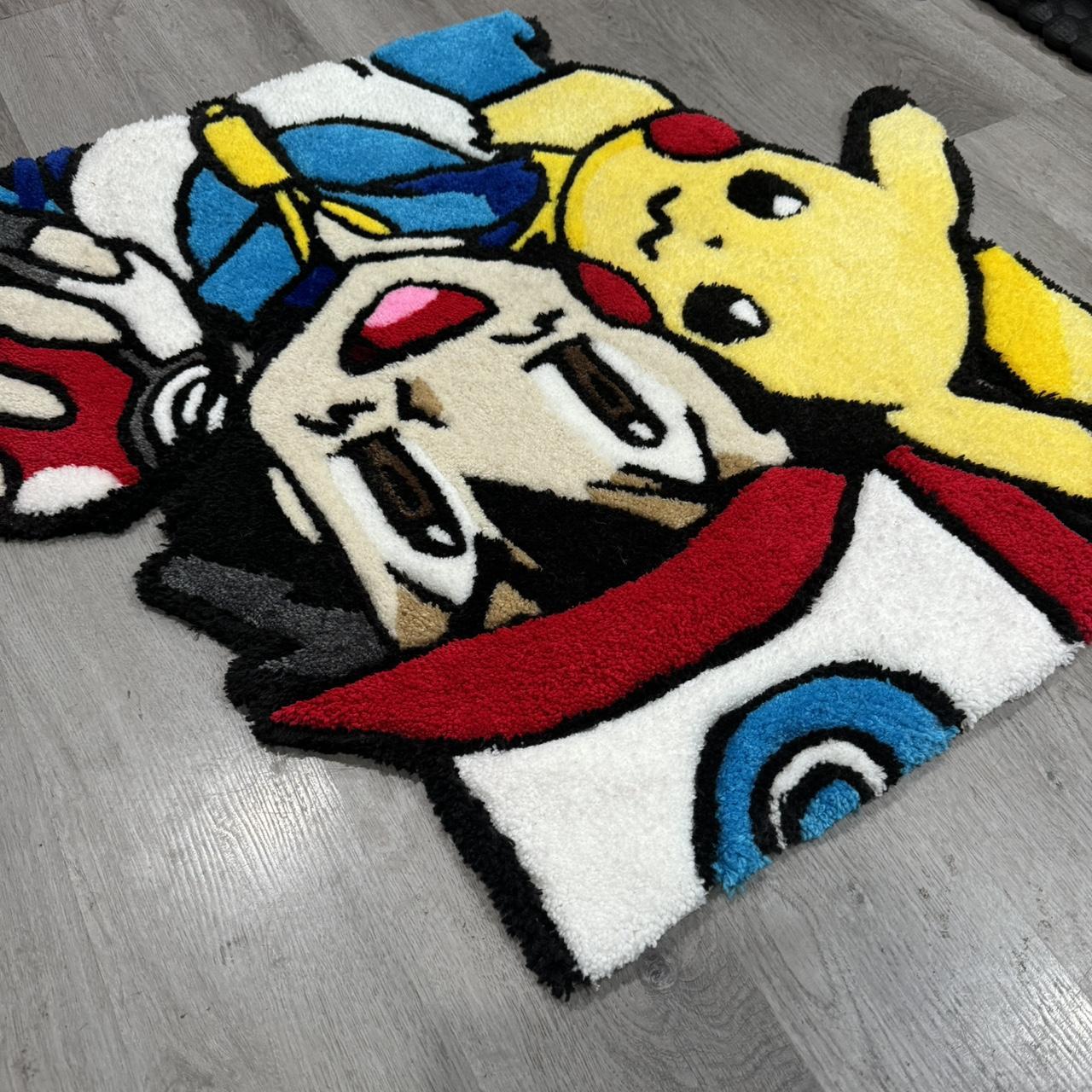 Ash and pikachu rug #customrug #pokemon #pikachu | Depop Ash and pikachu rug #customrug #pokemon #pikachu | Depop