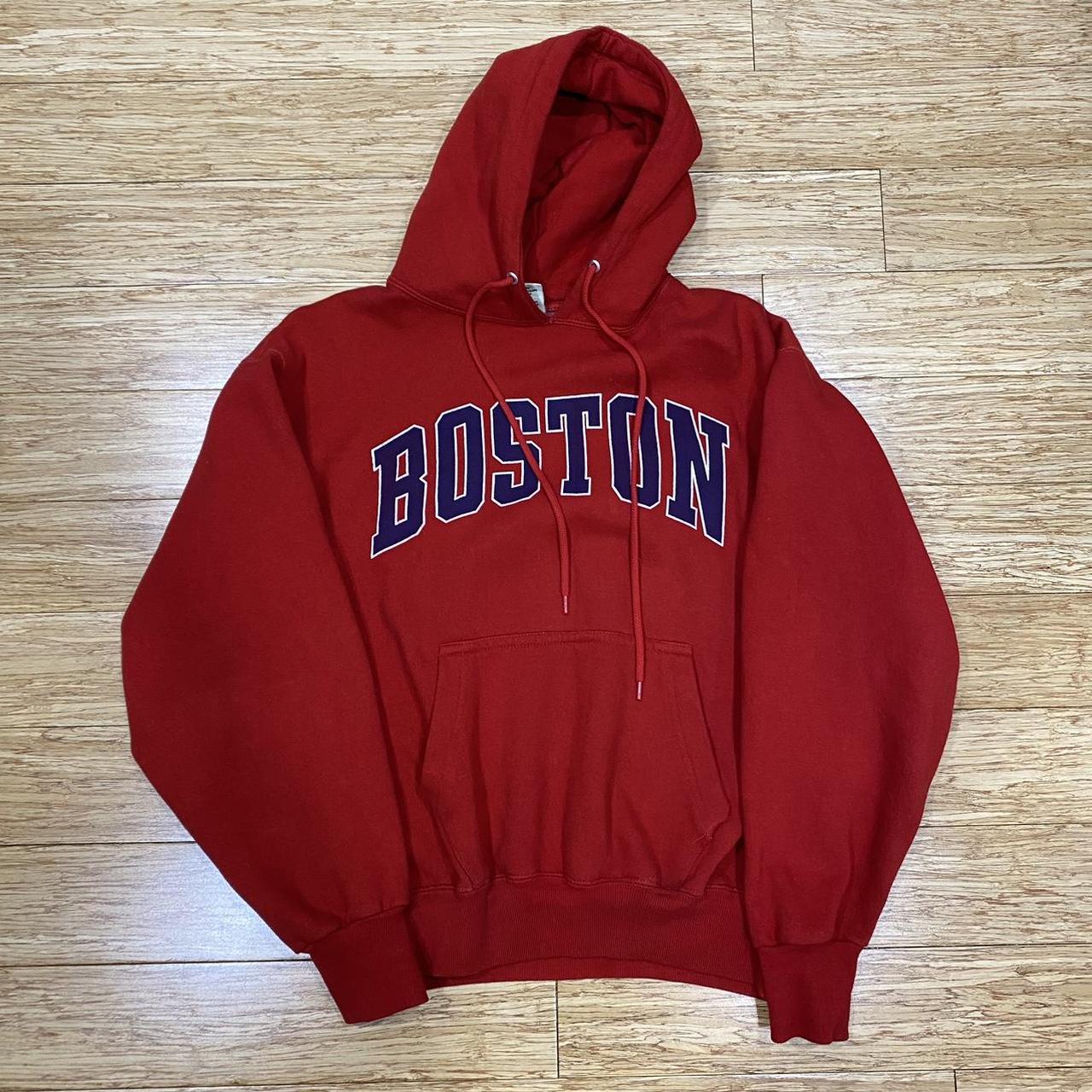 Vintage red boston hoodie Super soft and perfect... Depop