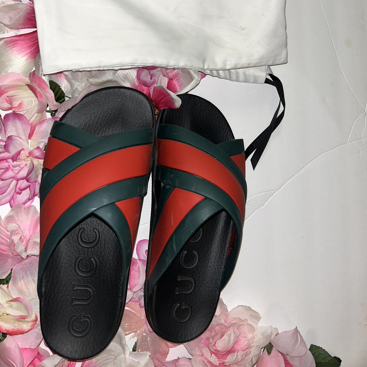 Gucci red and green on sale slides