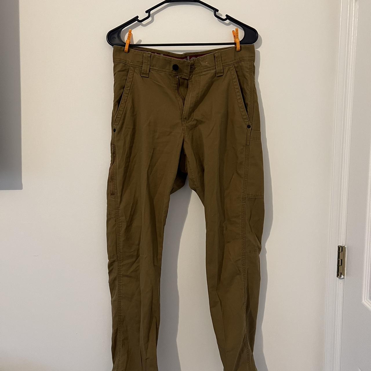 Wrangler Outdoor Utility Zip Pants Size 29/30 Rise 11” Depop
