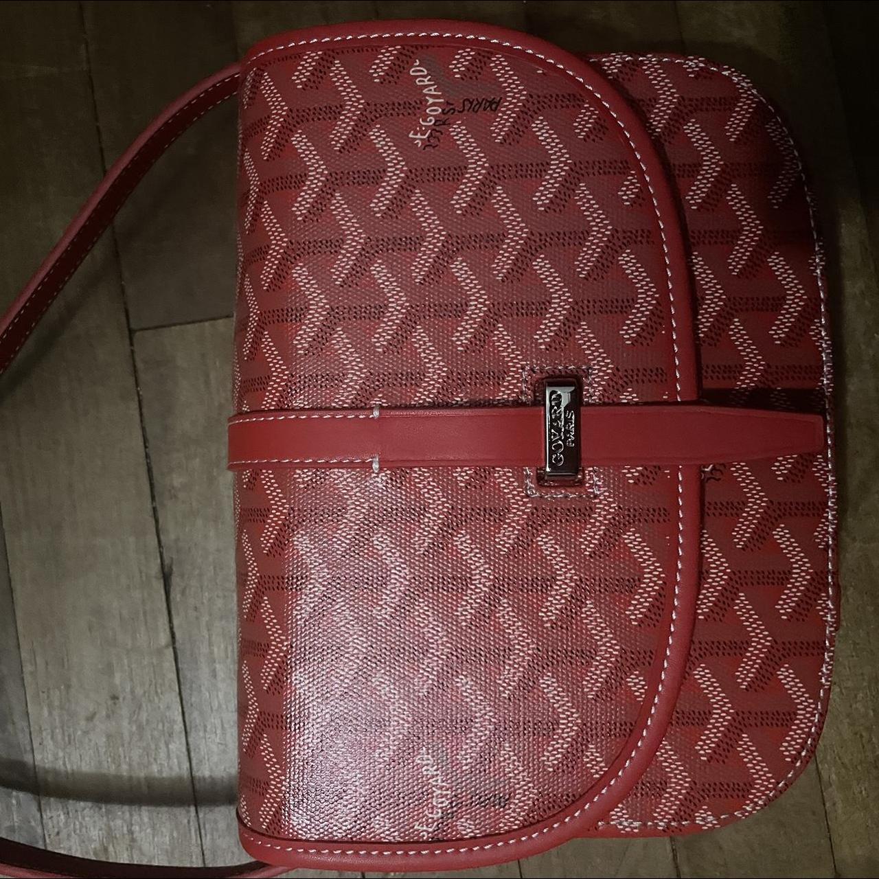 red goyard side bag #goyard #sidebag #fashion - Depop