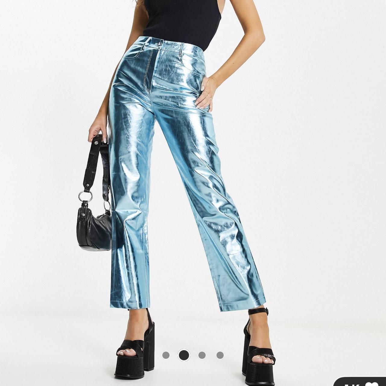 amy lynn metallic pants Brand new with tags - Depop