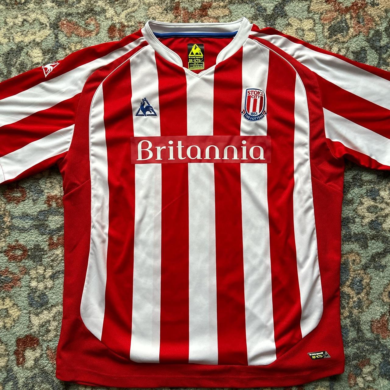 Le Coq Sportif Stoke City Kit Size XL GB... - Depop