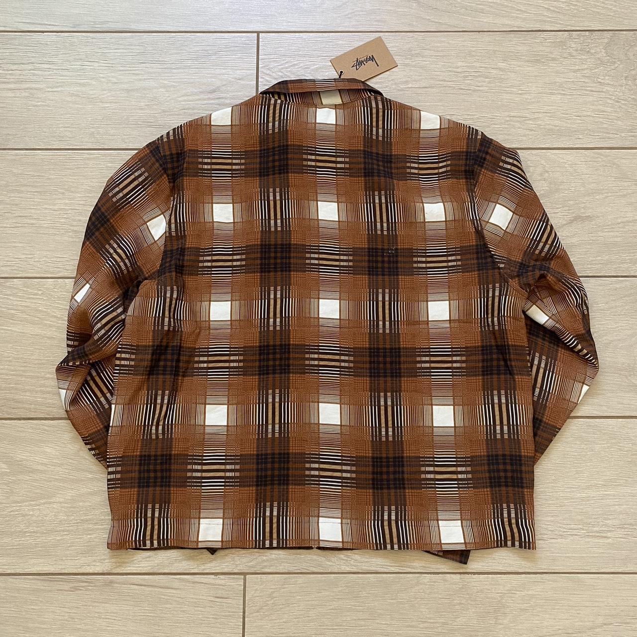 old stussy 90’s Lee Plaid Army Jacket Stussy Y2K Reversible Jacket Plaid Men's Size M | eBay