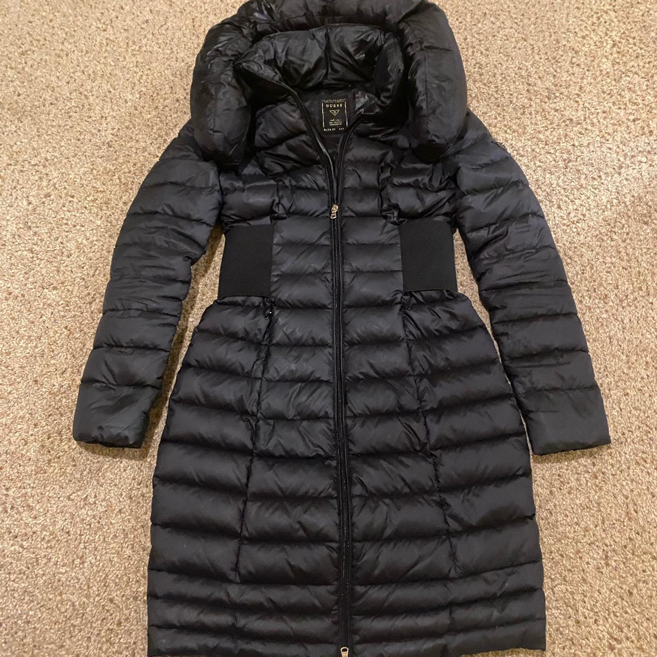 Guess Women's Black Coat | Depop