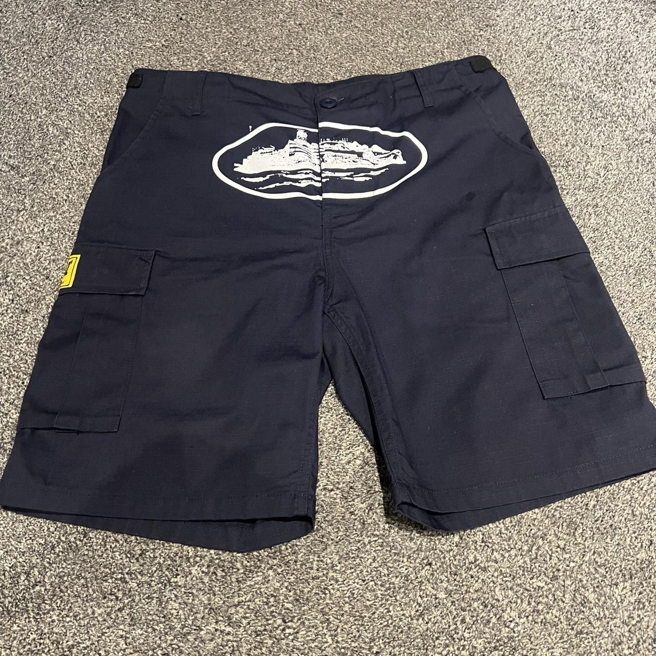 Corteiz Alcatraz Cargo Shorts Size: Medium... - Depop