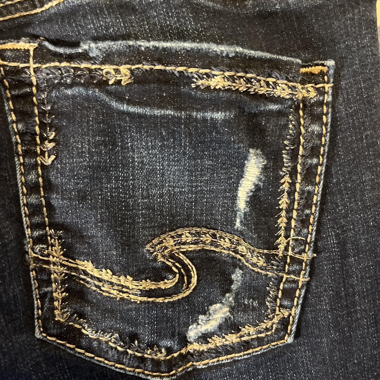 Silver Jeans Co. Women's Jeans - Navy/Blue - 27" … - image 2