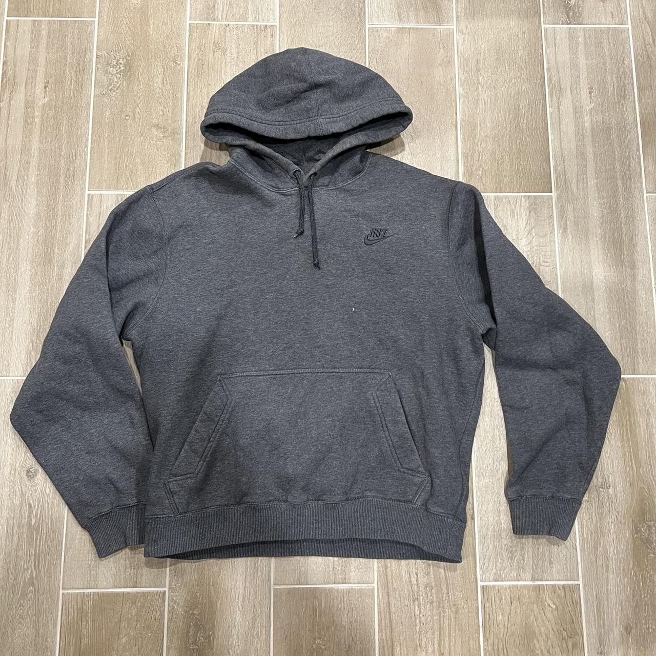mens grey nike pullover hoodie