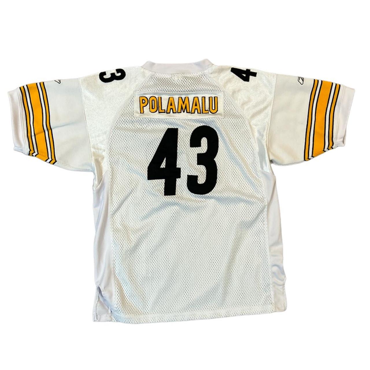 00's Troy Polamalu Pittsburgh Steelers Authentic Reebok NFL Jersey