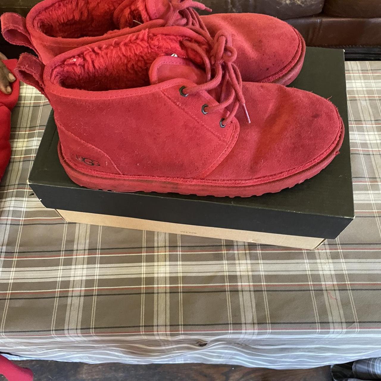 Ugg red boots Size 11 Hmu with offers - Depop