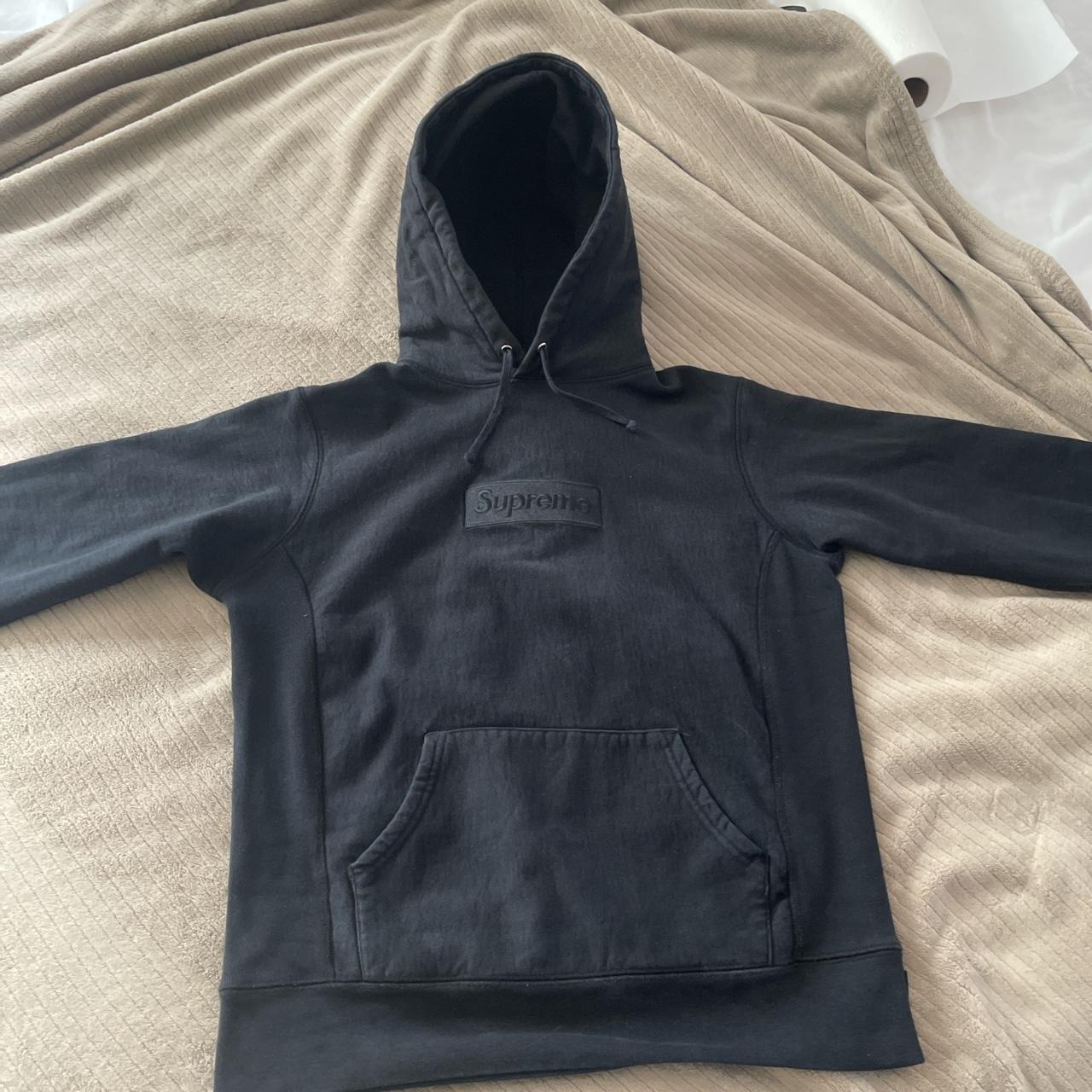 Supreme Black on black tonal 2014 box logo , right...