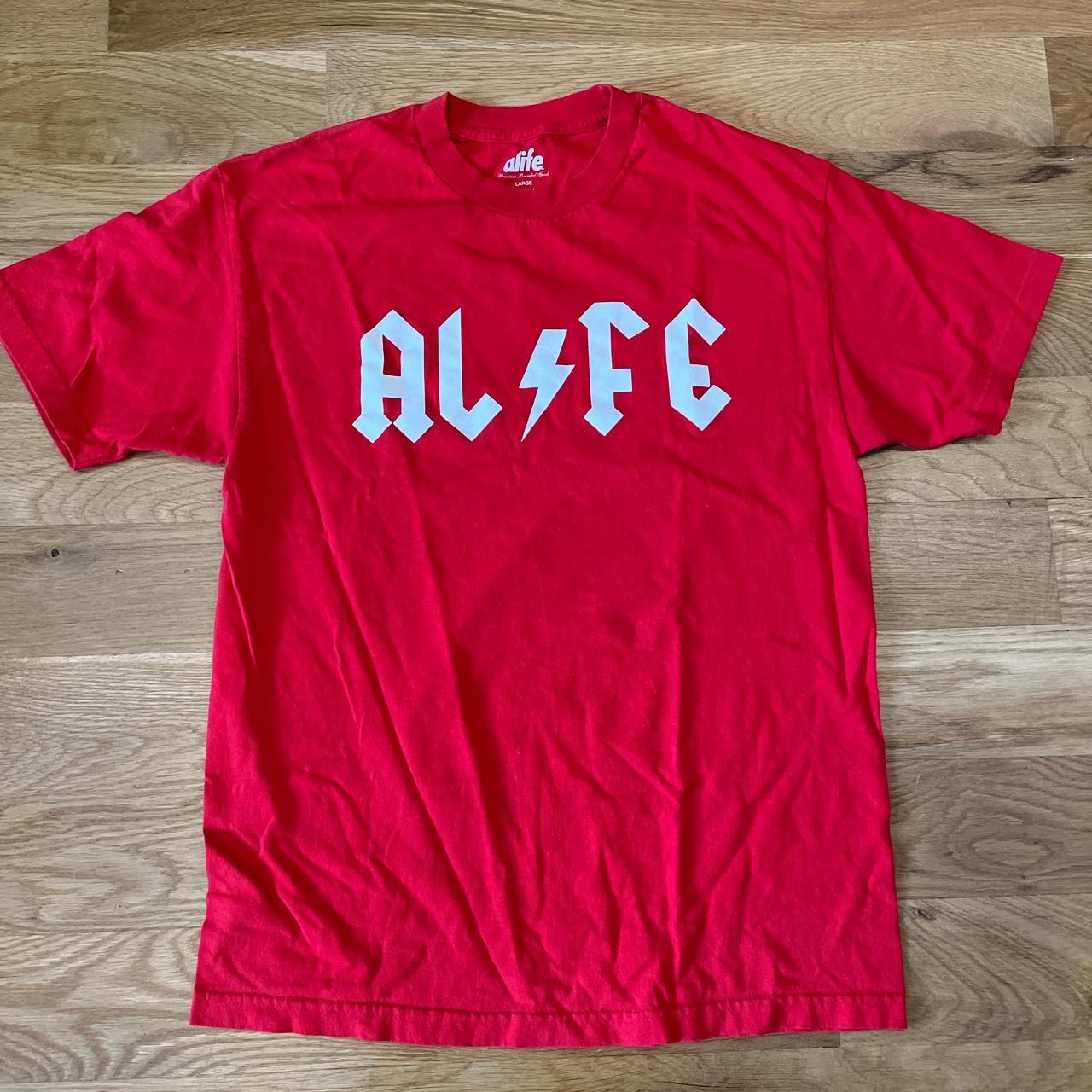 Alife Men's Red T-shirt