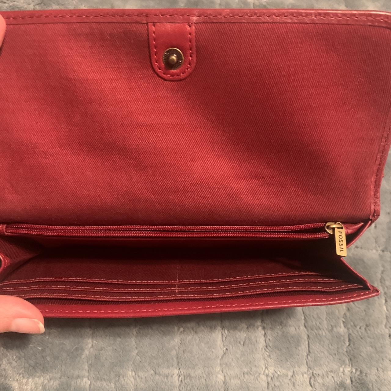 Fossil Women's Wallet - Red – Fossil Flap Wallet … - image 5