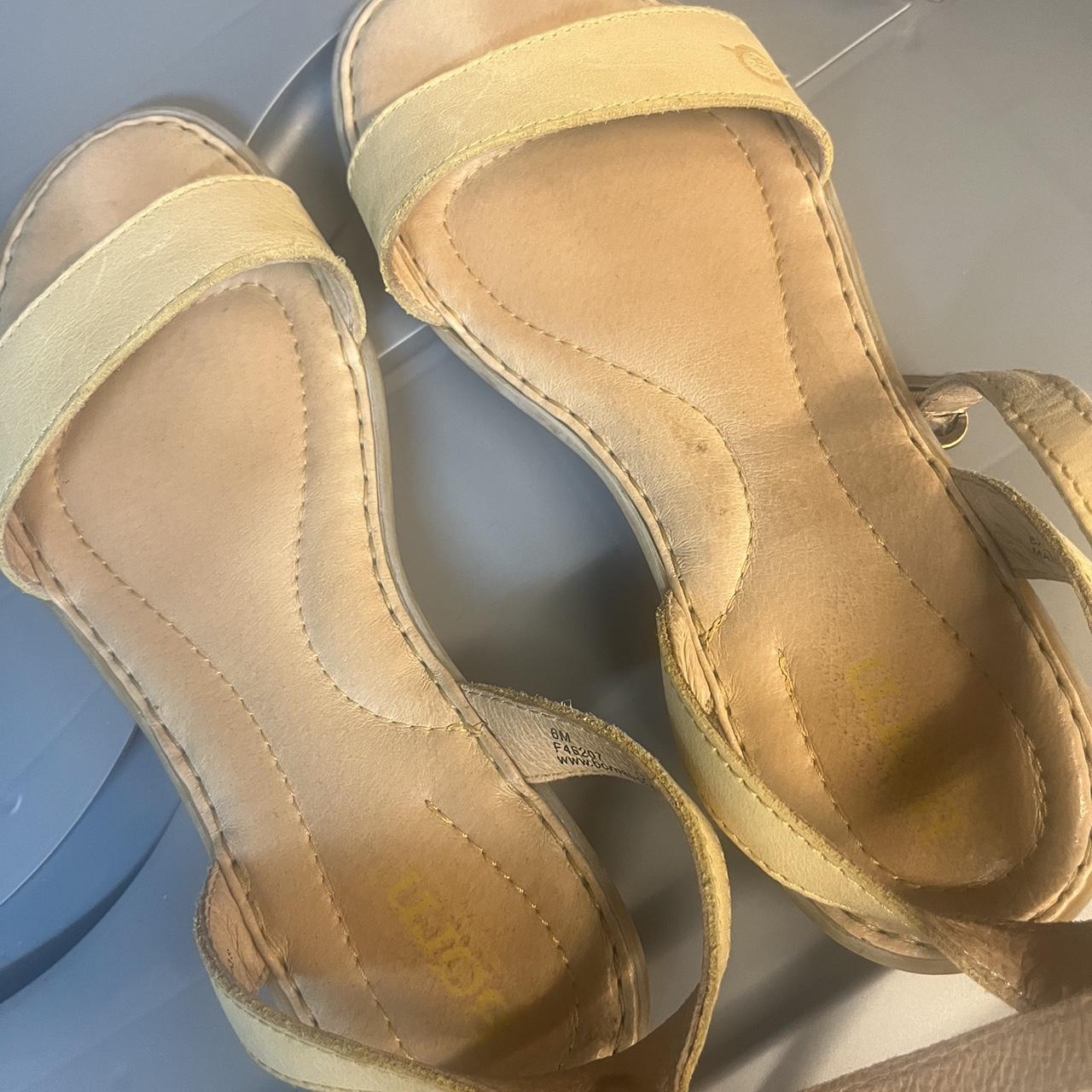 Born discount yellow sandals