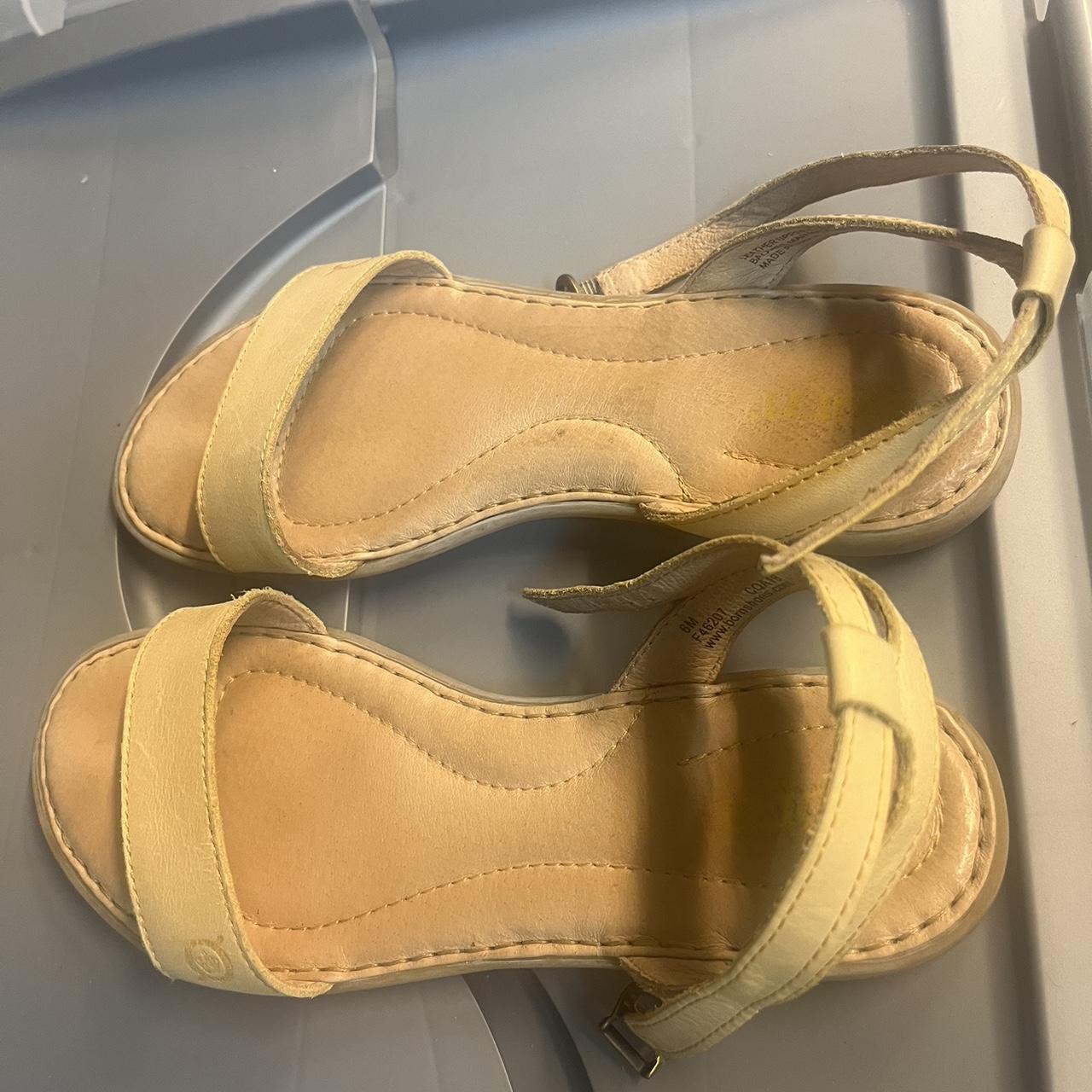 Born on sale yellow sandals