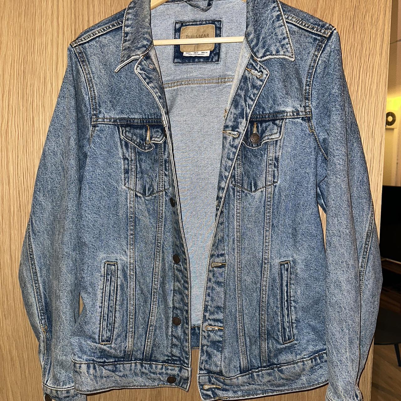 Pull and bear mens best sale denim jacket