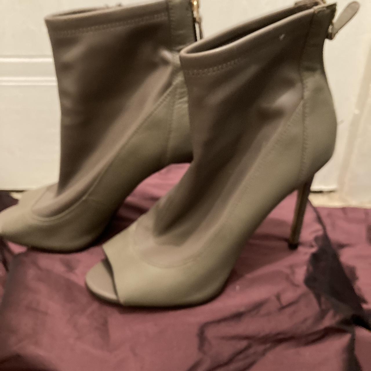 River island peep sale toe boots