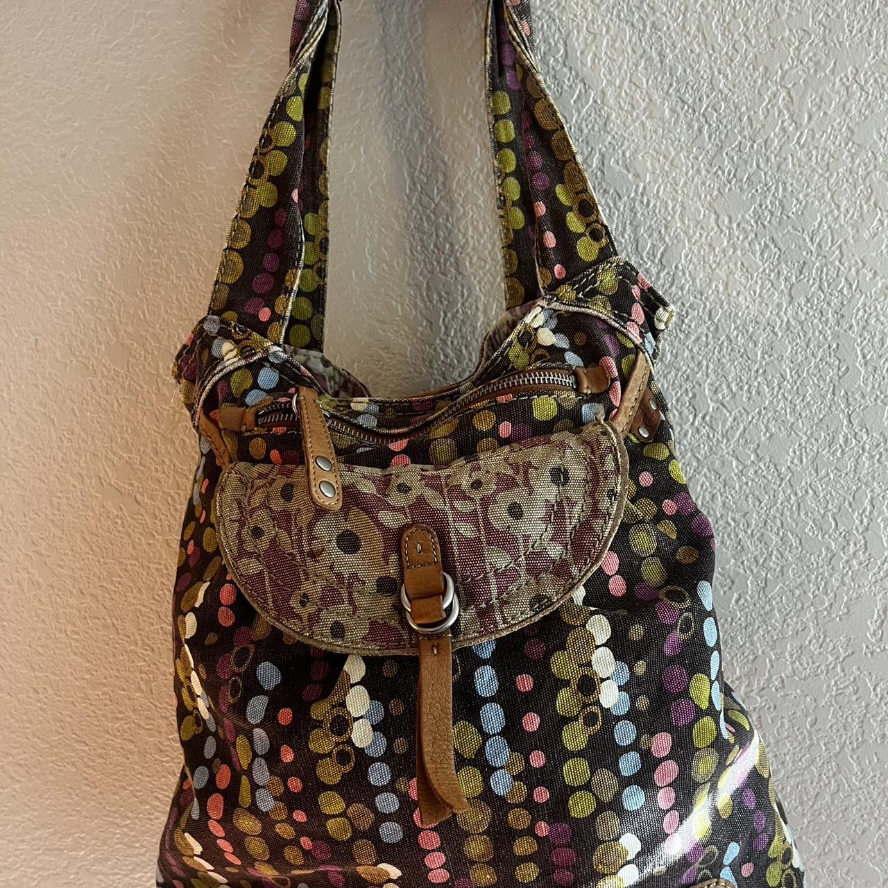 Fossil Women's Bag - Multi/Brown – y2k polkadot f… - image 4