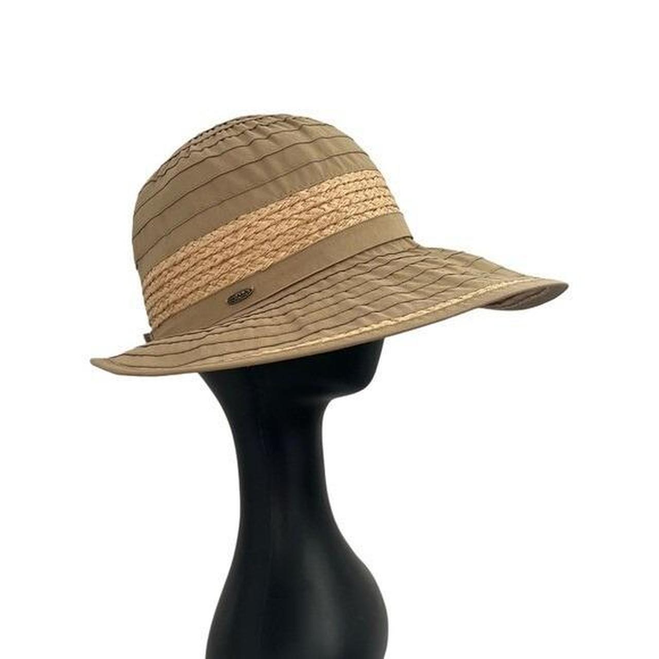 Scala Women's Hat - Tan – Scala Raffia Packable A… - image 2