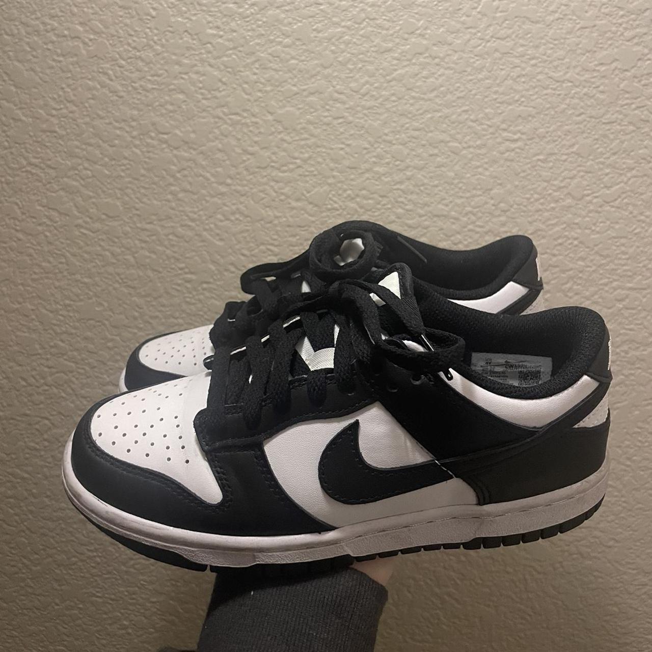 Nike Panda Dunk Low worn twice (too small for my... - Depop