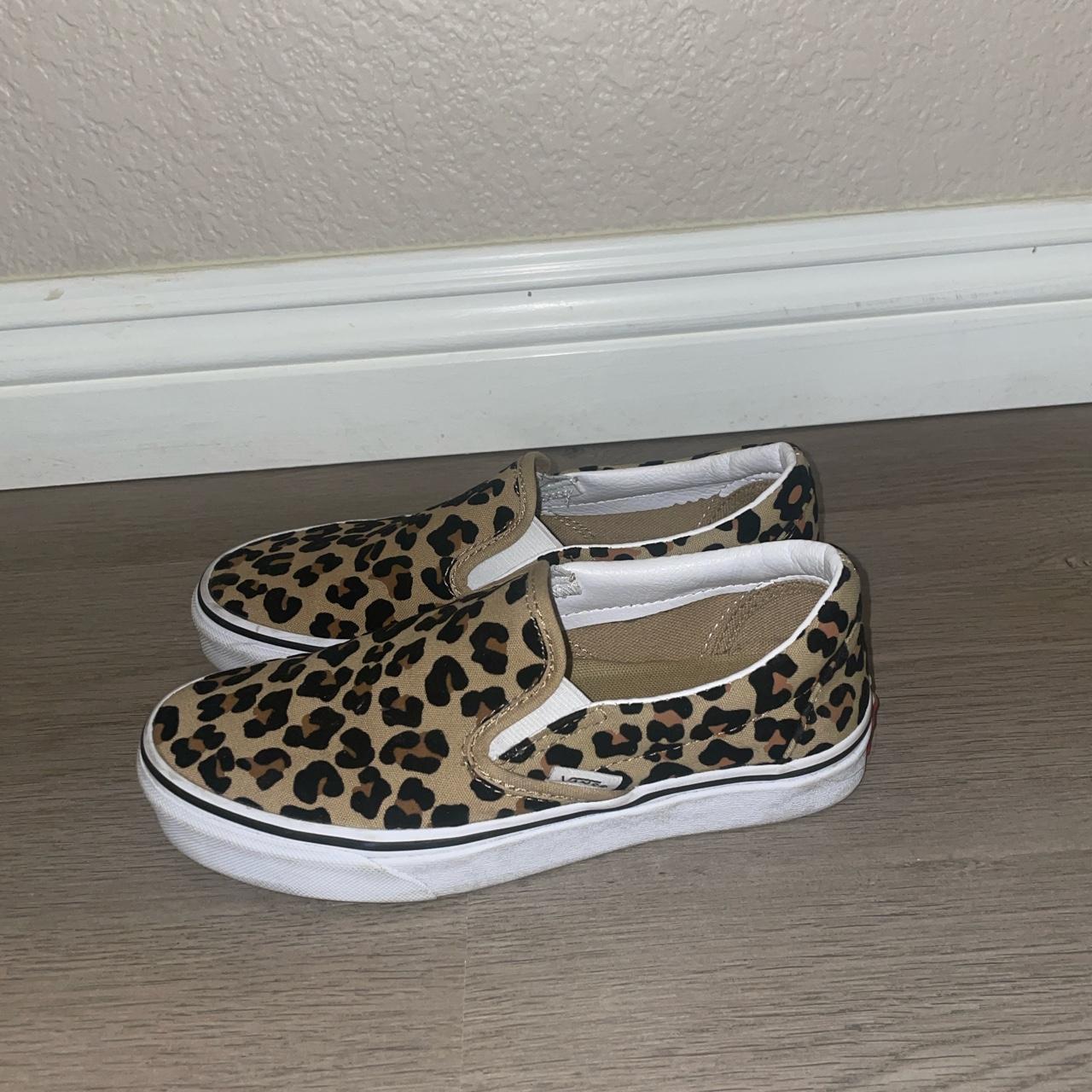 Vans SlipOn Skate Shoe Leopard worn once, too... Depop