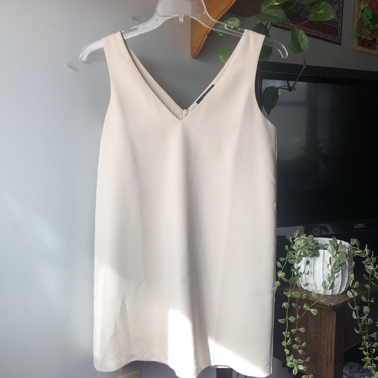 Beige formal dress, super nice material. I’m not... - Depop