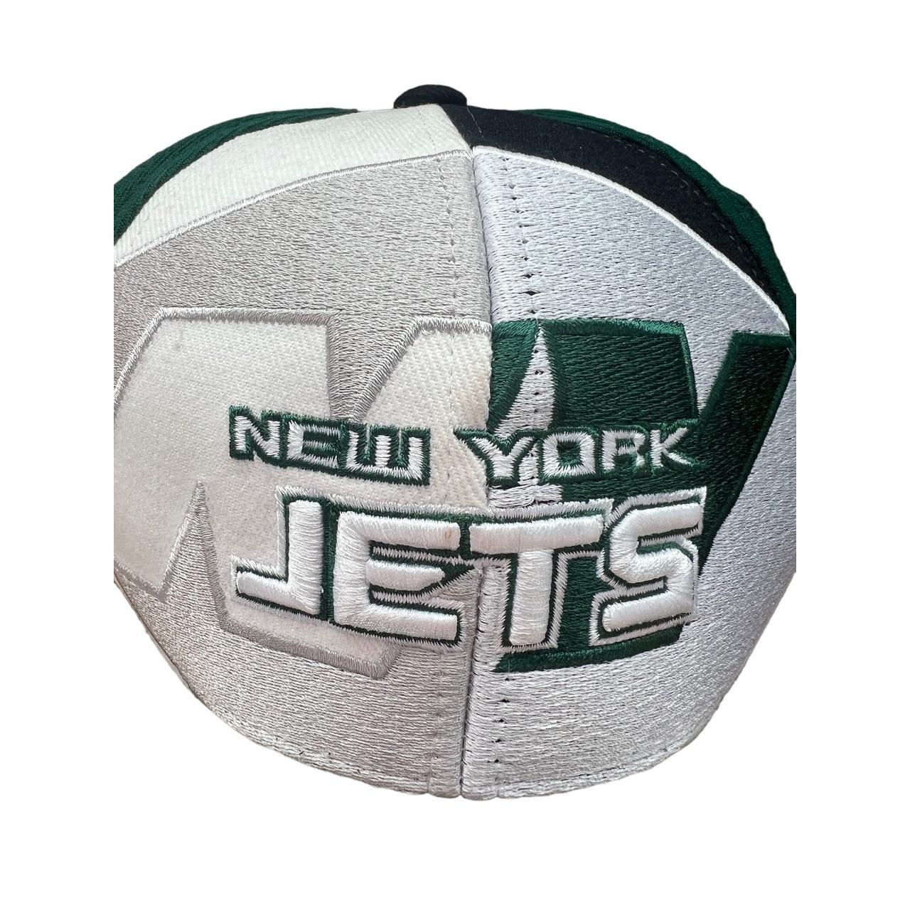 EUC NFL Team Apparel NY Jets Distressed Hat - One - Depop