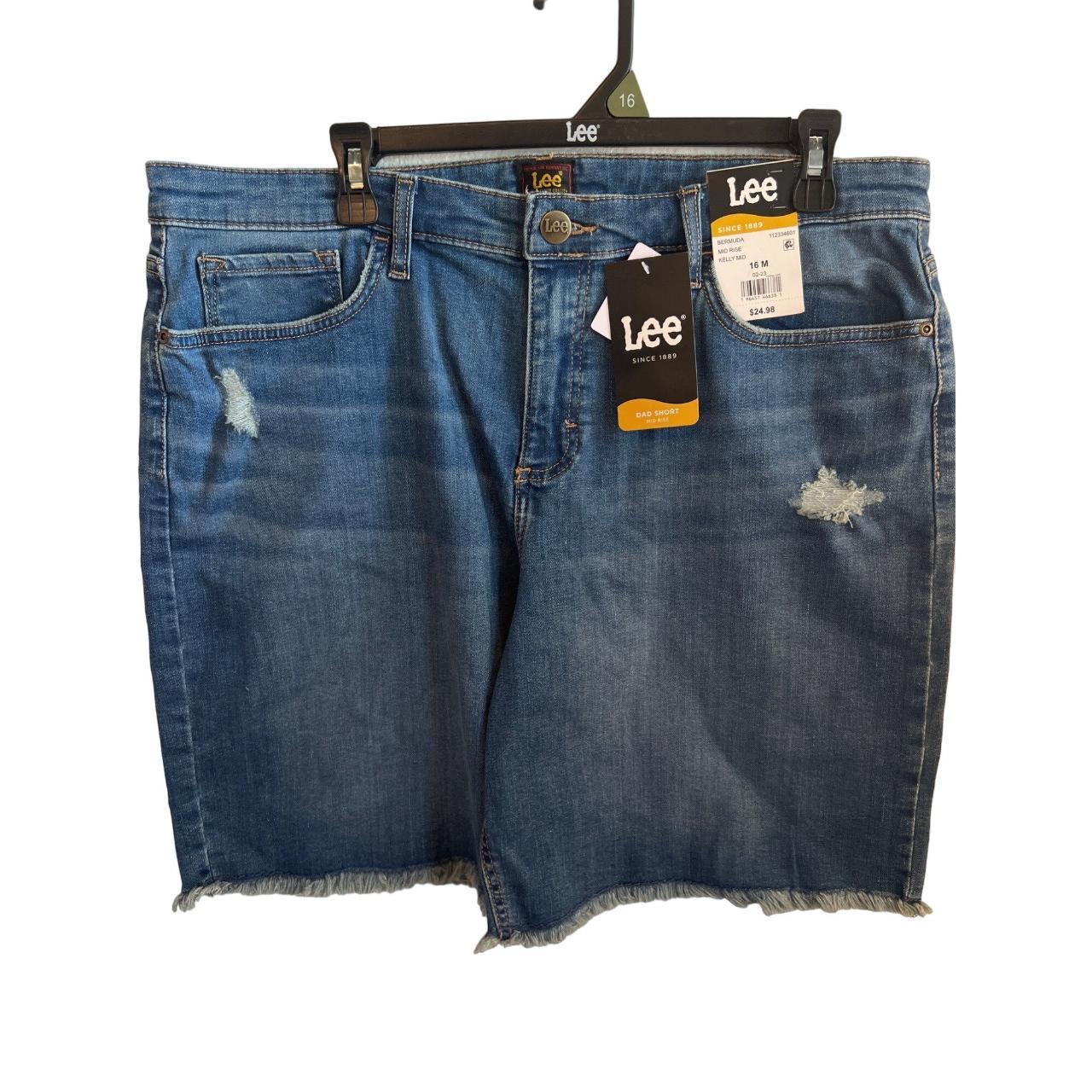 Lee mid rise shorts 1889 online