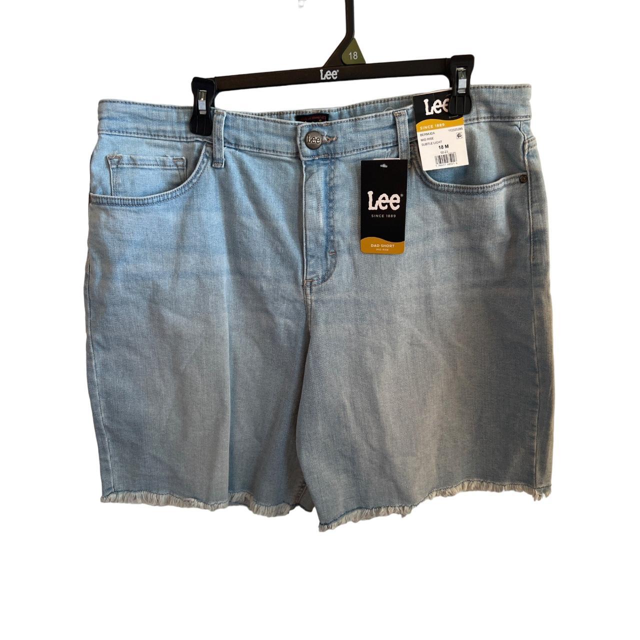 Lee mid rise hot sale shorts 1889