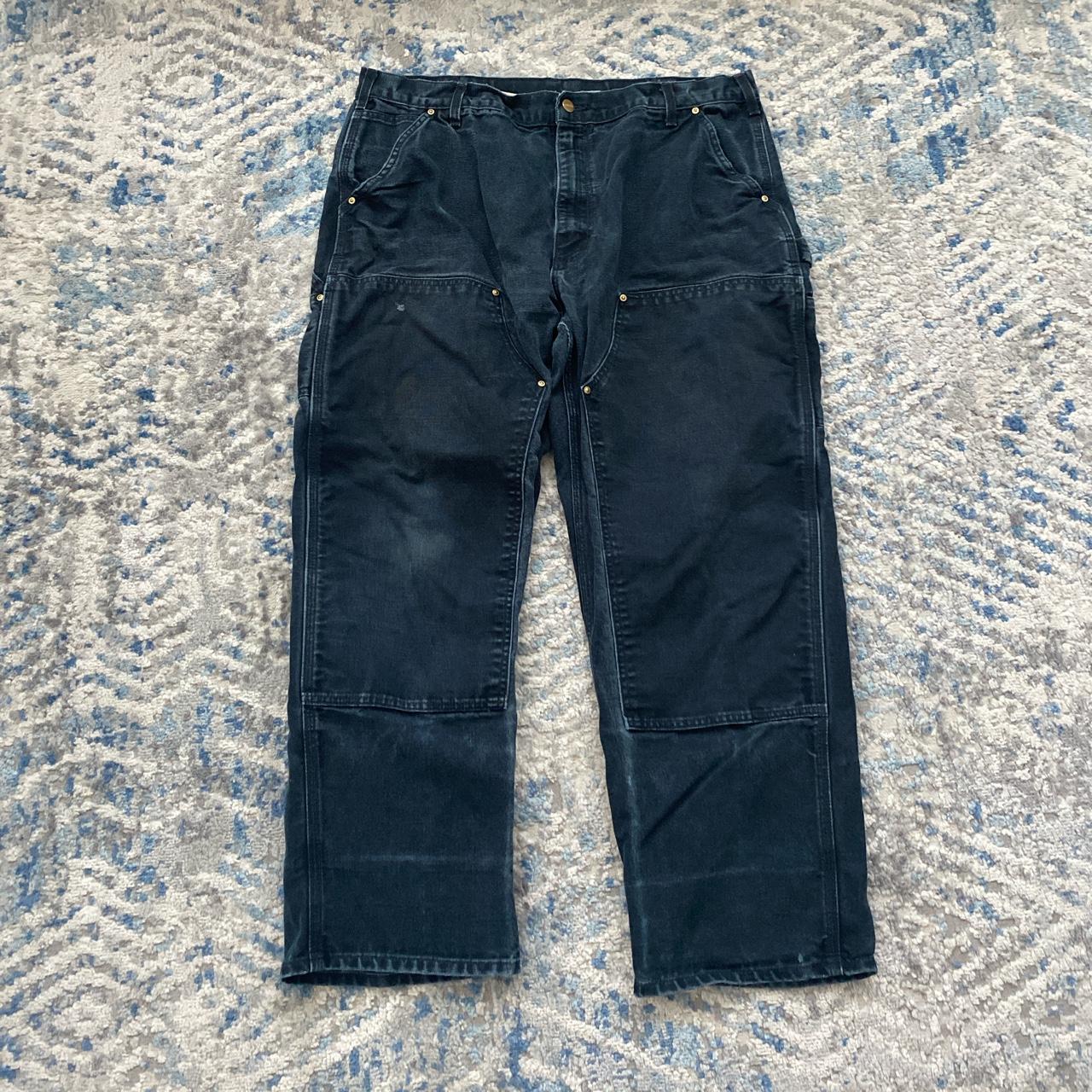 Vintage Carhartt double knee painters pants Crazy... - Depop