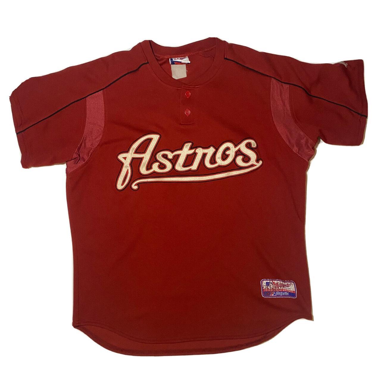 Majestic, Shirts, Majestic Mlb Houston Astros Short Sleeve Tshirt Size Xl