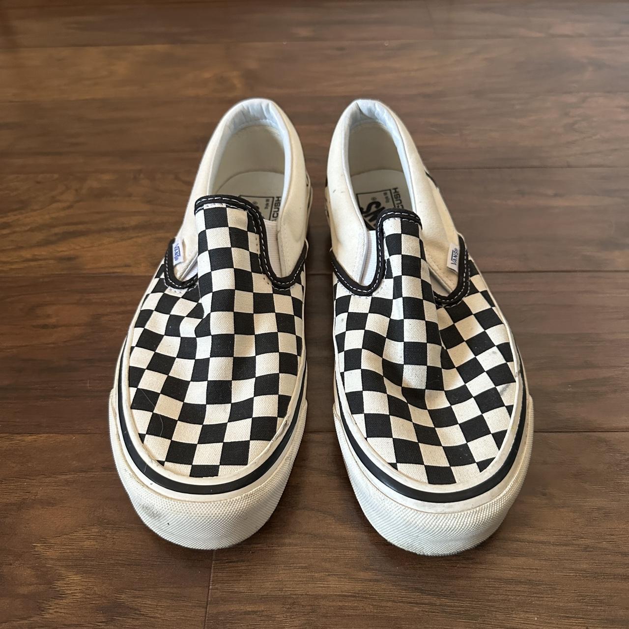 Slip on hot sale checkerboard vault