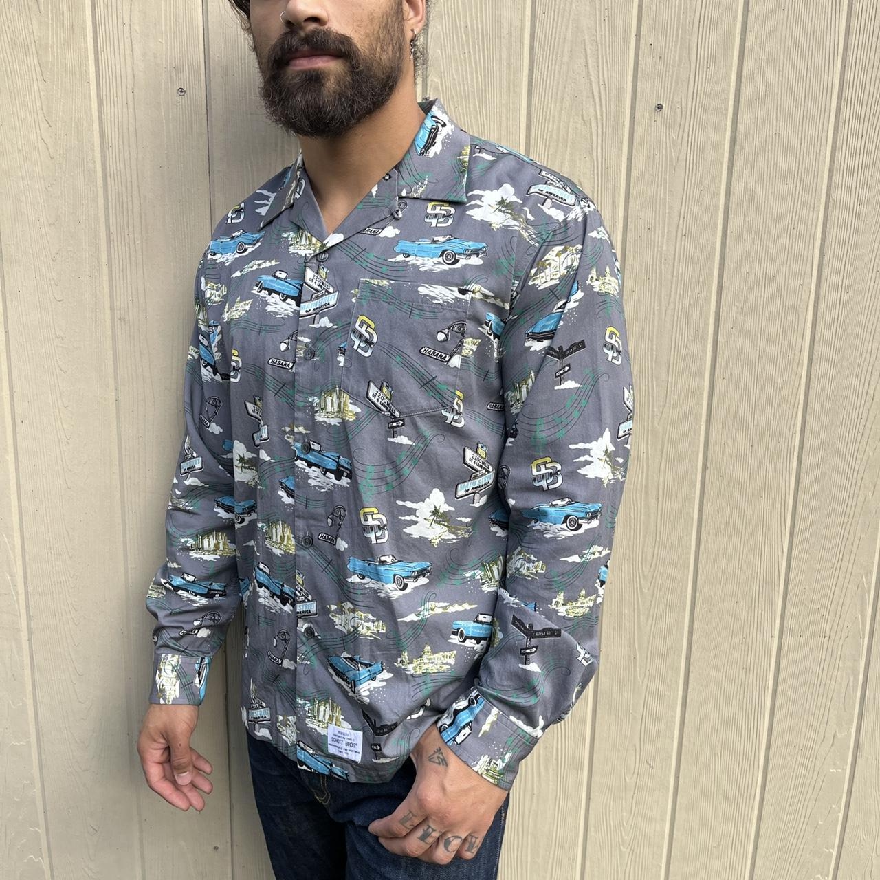 Schott Men's Grey Shirt