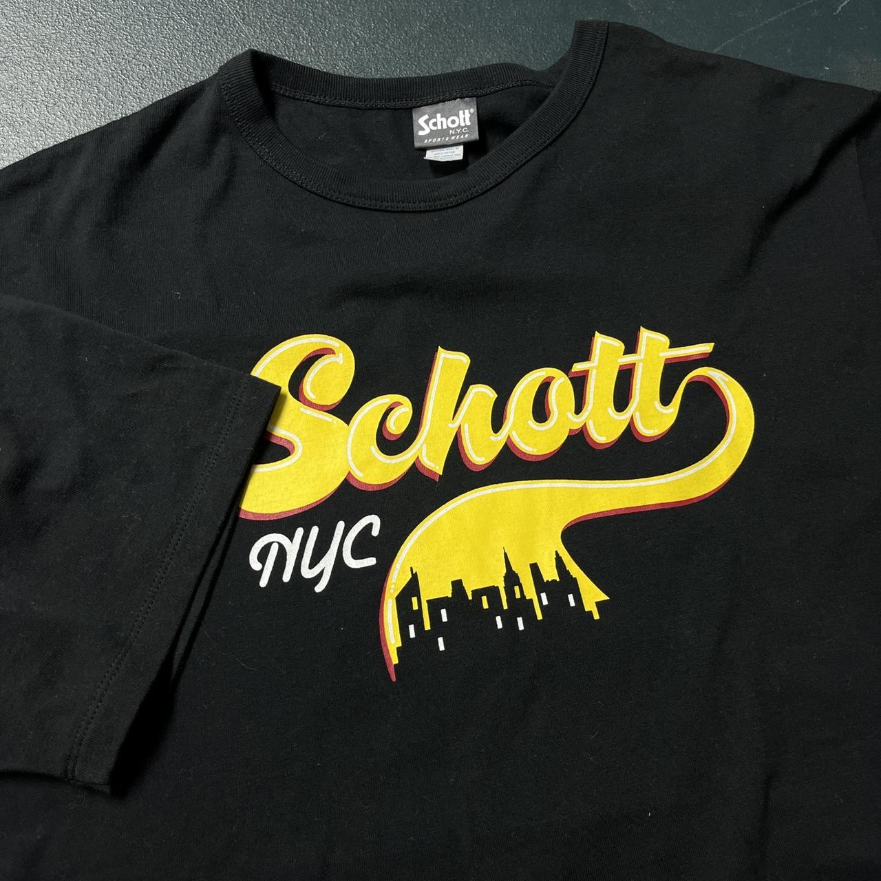 Schott Men's Black T-shirt