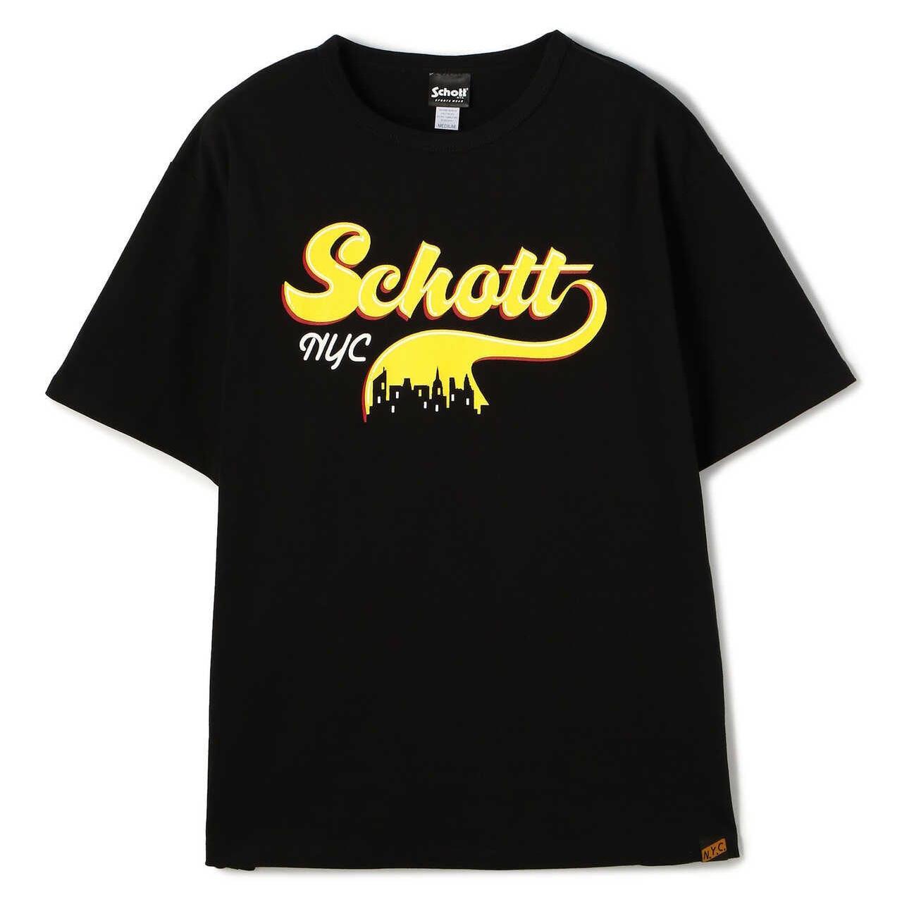 Schott Men's Black T-shirt (3)