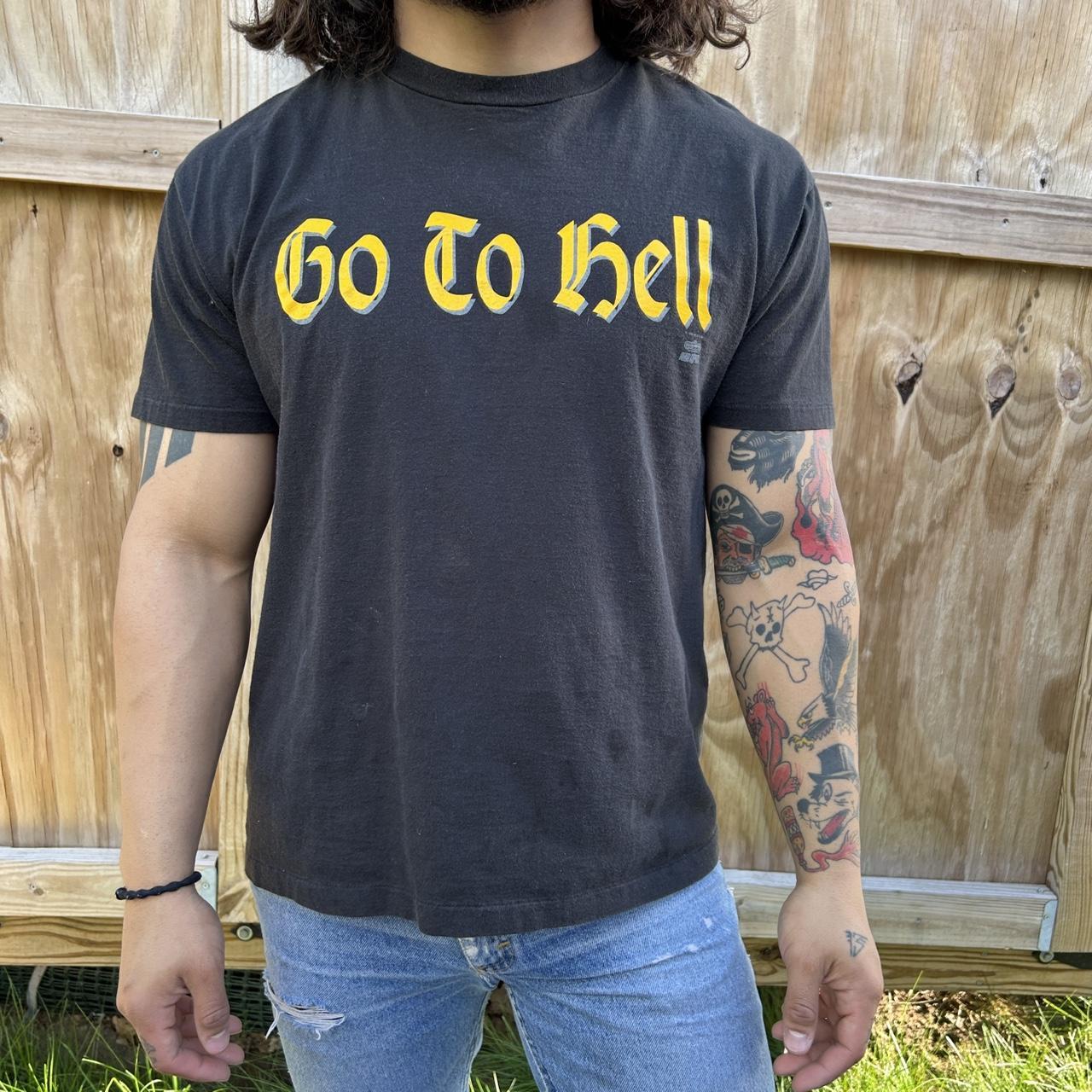 Vintage 1993 Go To Hell Meat Loaf Rock... - Depop