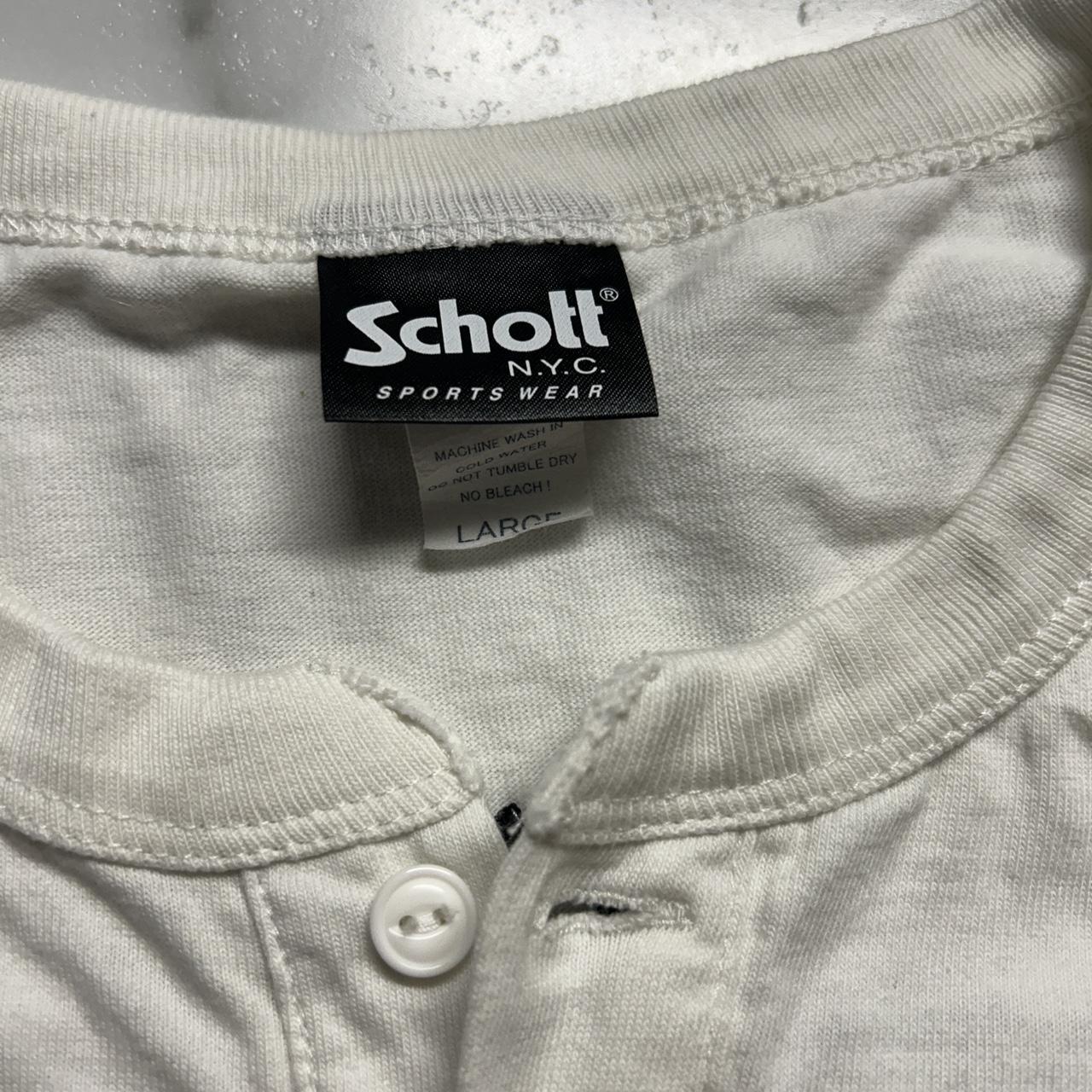 Schott Men's White Shirt (5)