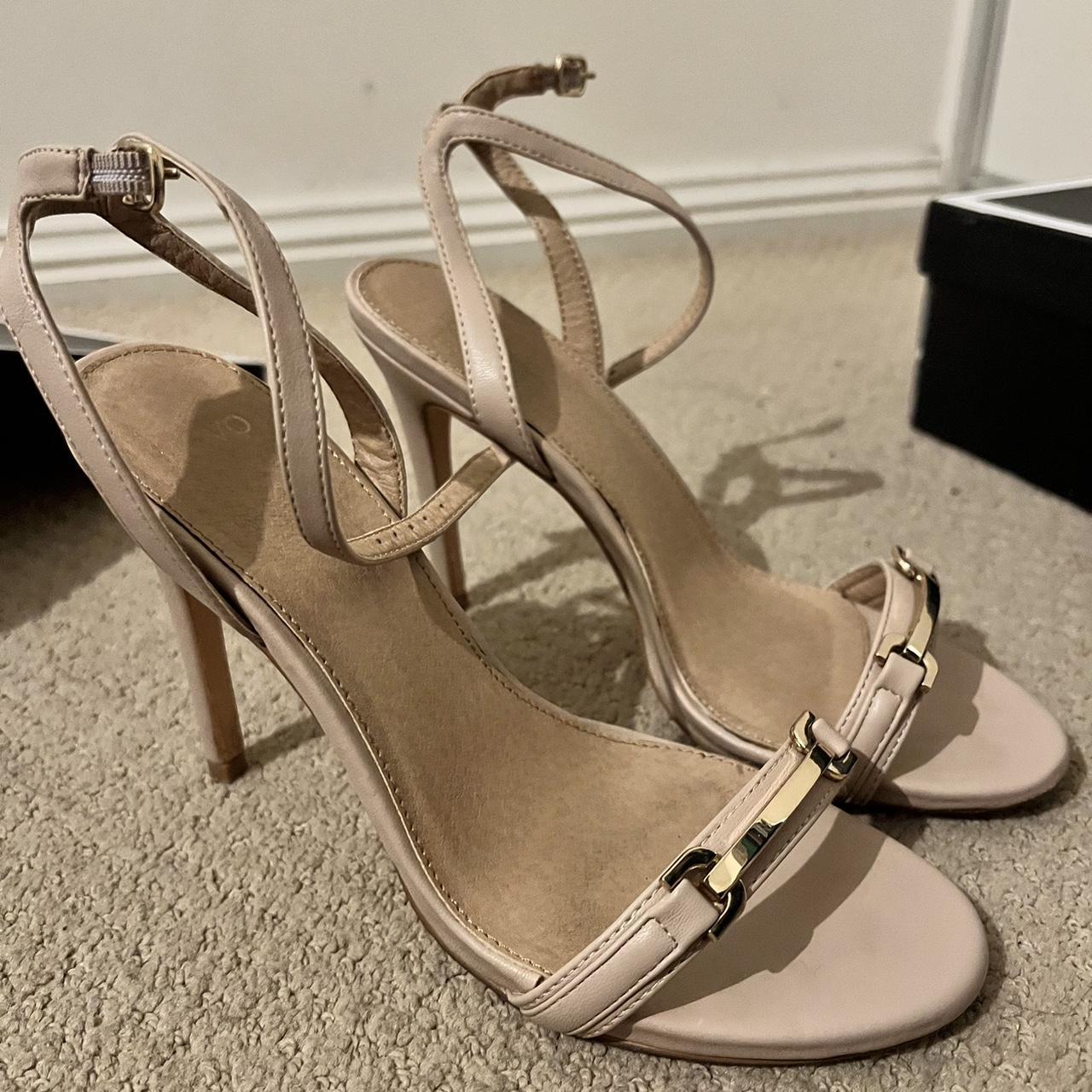 nude stiletto booties