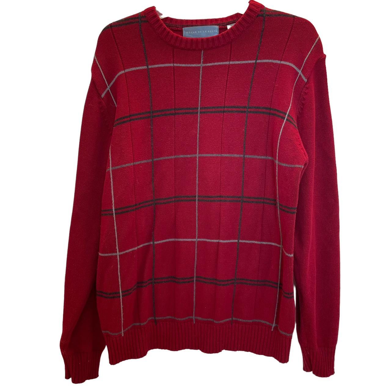 Oscar de la discount renta pullover sweater mens