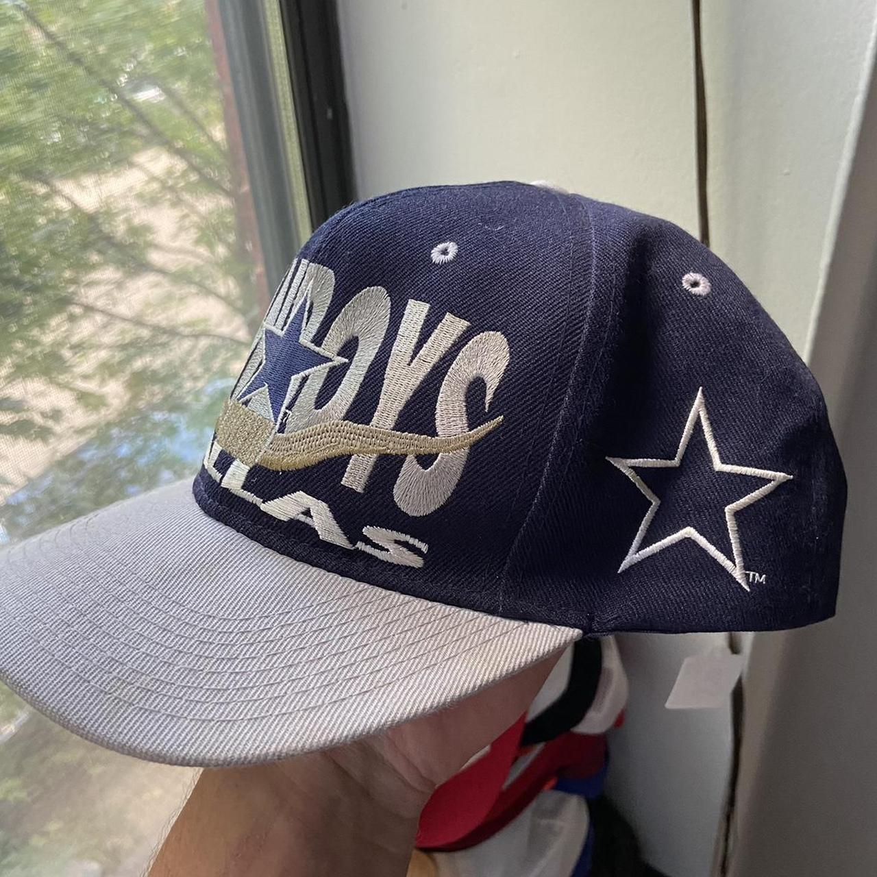 Dallas Cowboys Mens Trucker Hat Navy Snapback - Depop