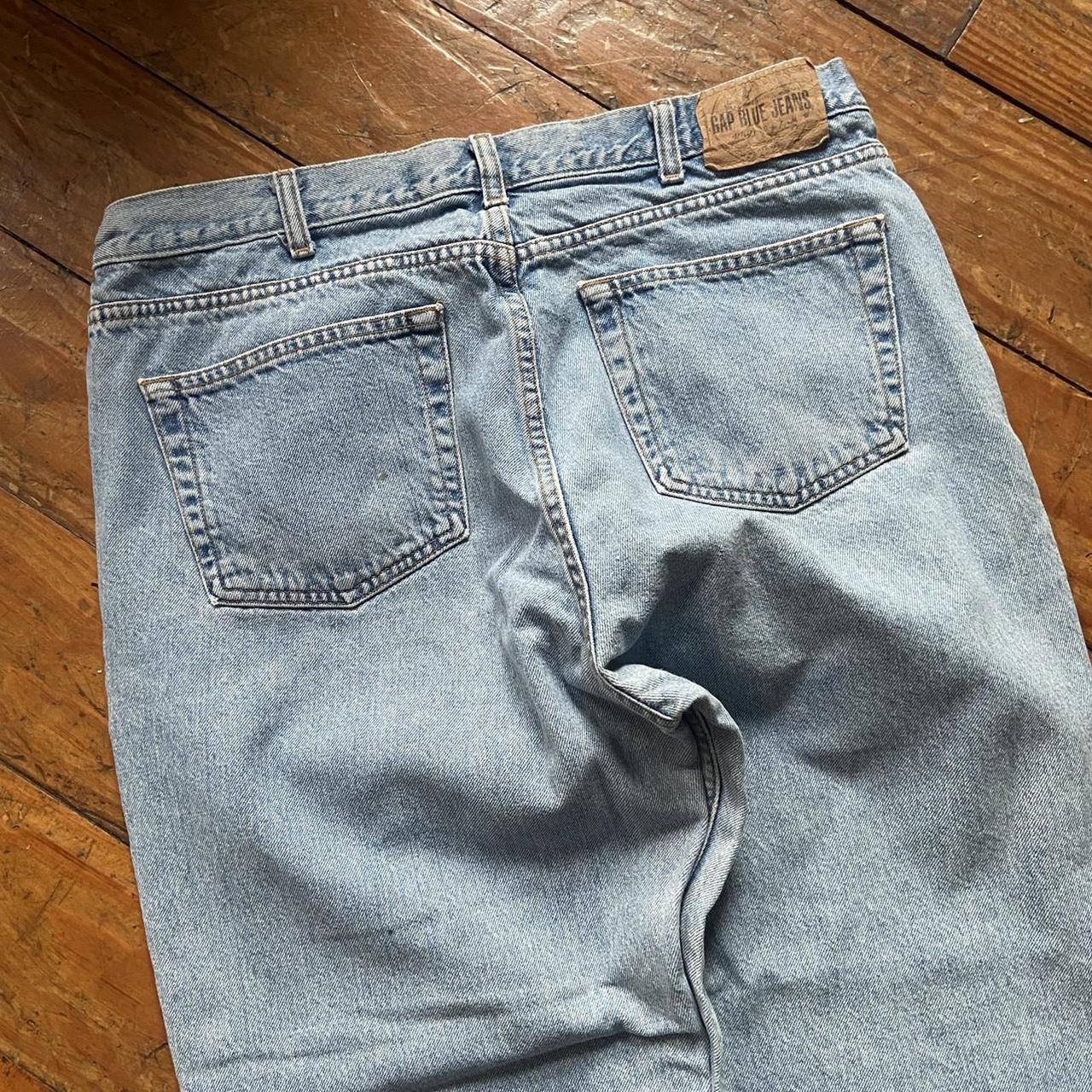 vintage 90s baggy Gap light denim jeans 👖... - Depop